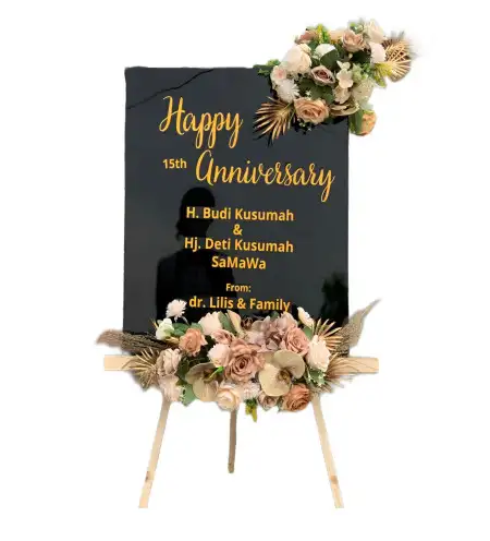 Papan Bunga Akrilik 11 Ulu