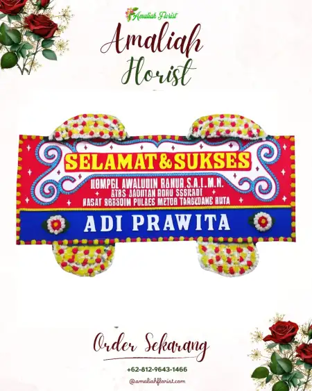 Papan Bunga Ucapan Selamat 11 Ulu